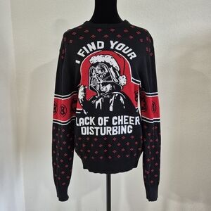 Star Wars Black and Red Graphic Sweater